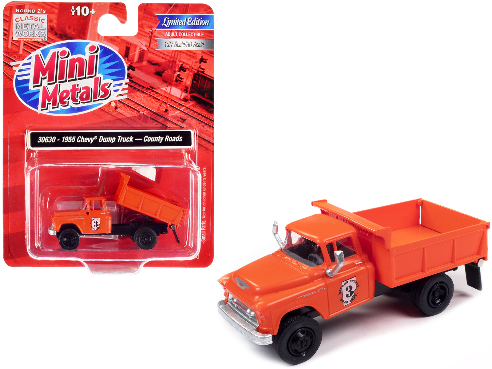 1955 Chevrolet Dump  Orange  Model Dump Truck 