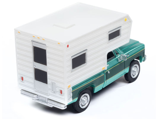 1977 Chevrolet Fleetside  Green  Model Pickup Truck 