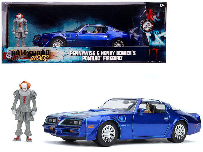 Henry Bower's Pontiac Firebird Blue Diecast Model Car It