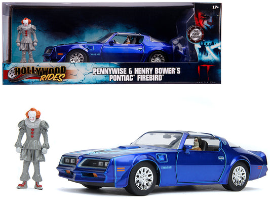 Henry Bower's Pontiac Firebird Blue Diecast Model Car It