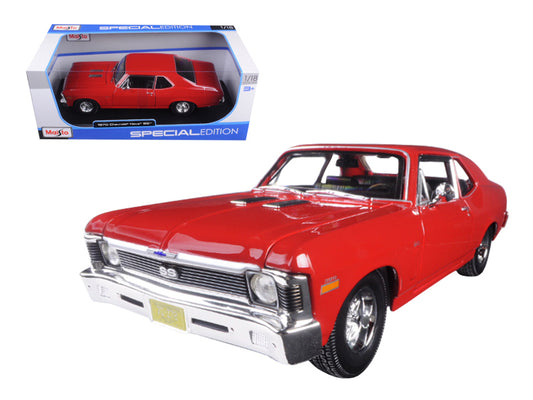 1970 Chevrolet Nova SS Red Diecast Model Car 