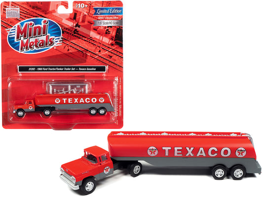 1960 Ford Tanker  Red  Model Tanker Truck 