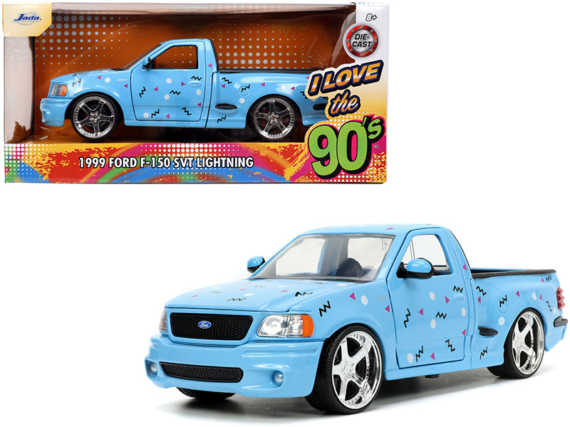 1999 Ford F-150 Blue Diecast Model Pickup Truck 