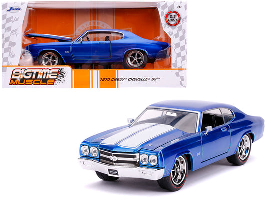 1970 Chevrolet Chevelle SS Blue Diecast Model Car 