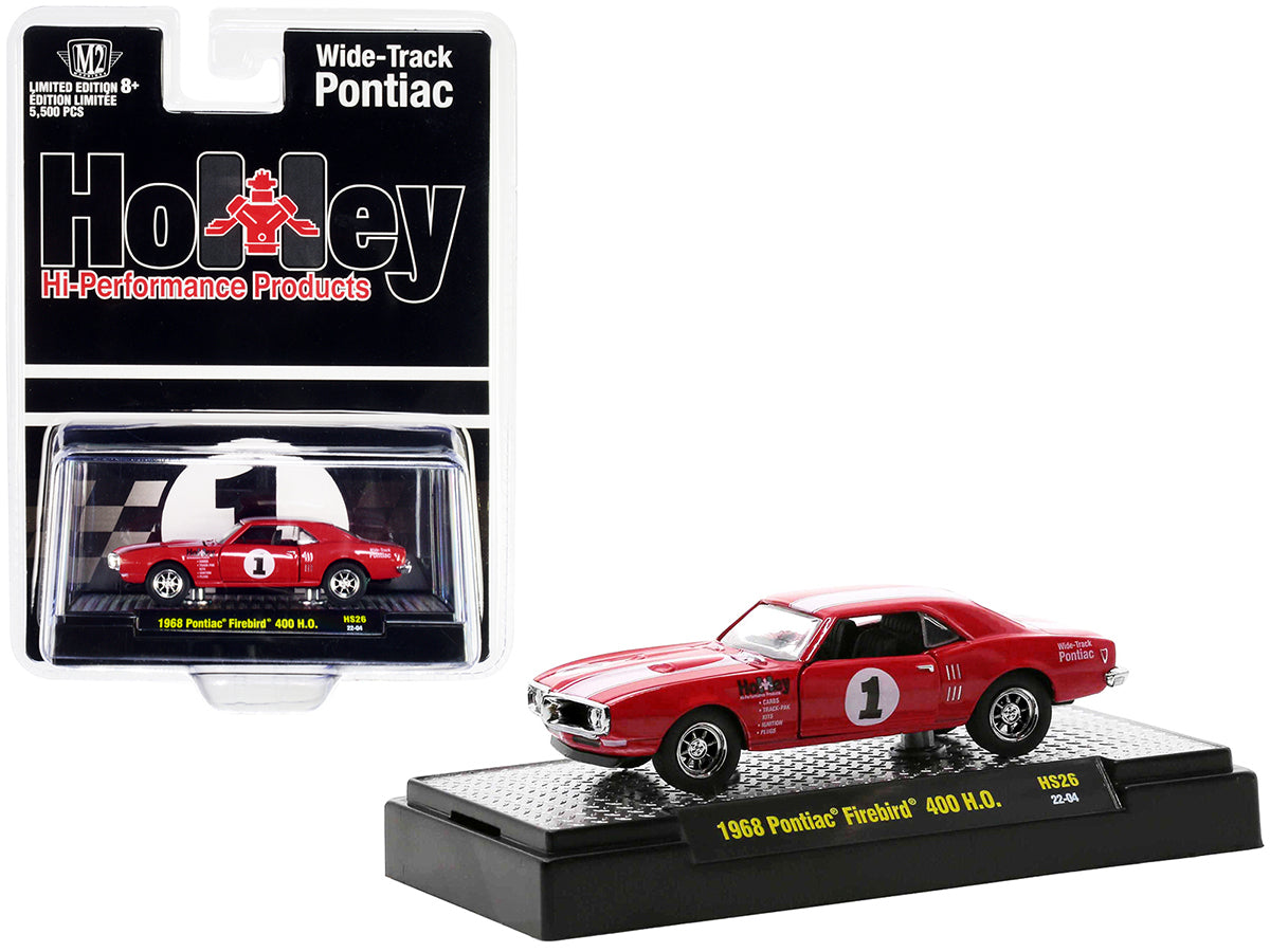 1968 Pontiac Firebird 400 Red Diecast Model Race Car 