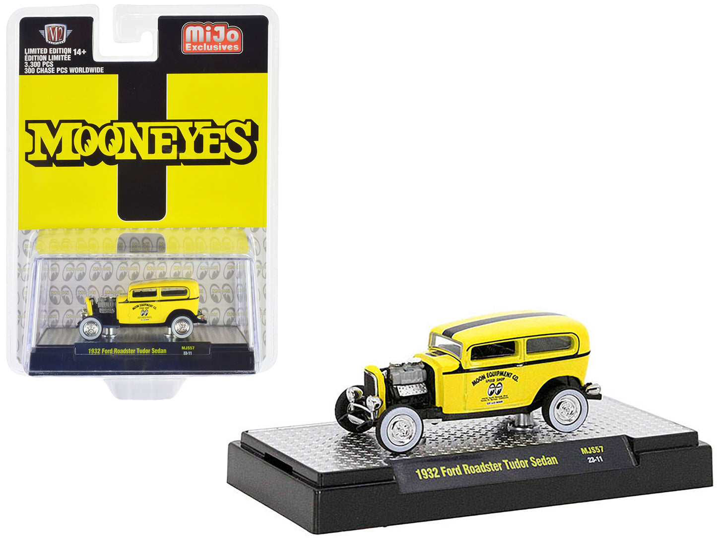 1932 Ford Roadster Tudor Yellow Diecast Model Car 