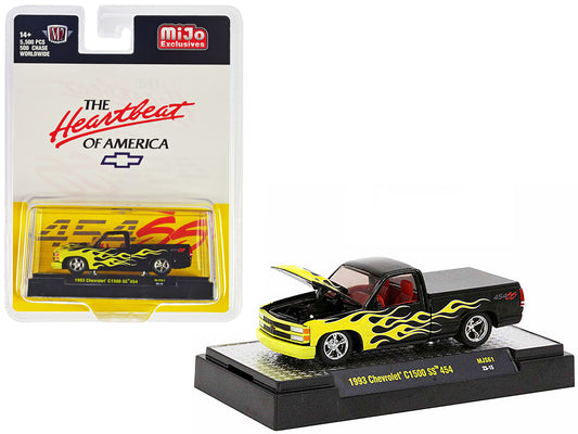 1993 Chevrolet C1500 SS Black Diecast Model Pickup Truck 