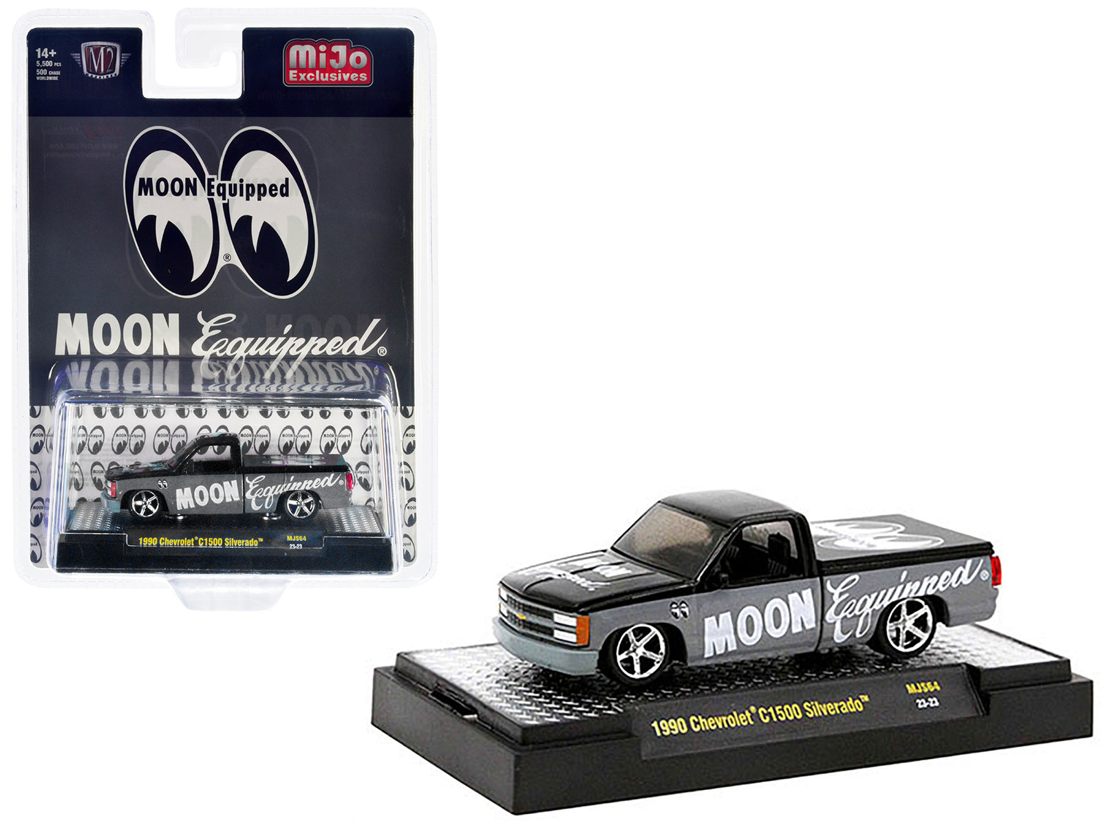 1990 Chevrolet C1500 ado Black Diecast Model Pickup Truck 