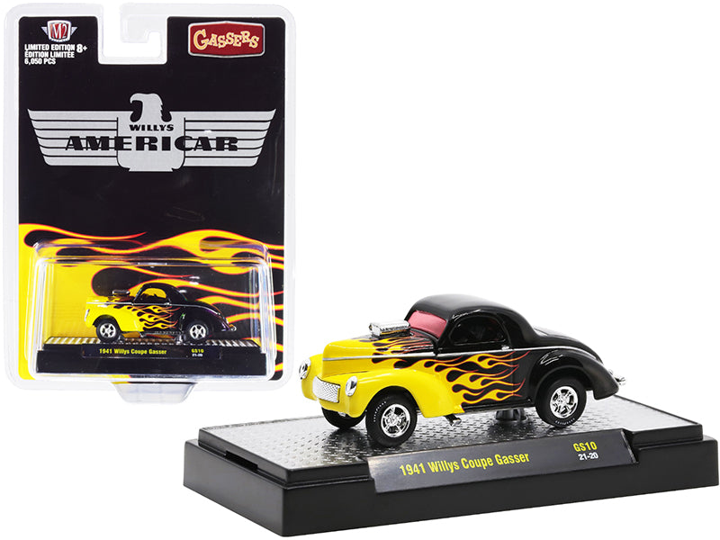 1941 Willys Coupe Gasser Black Diecast Model Car 