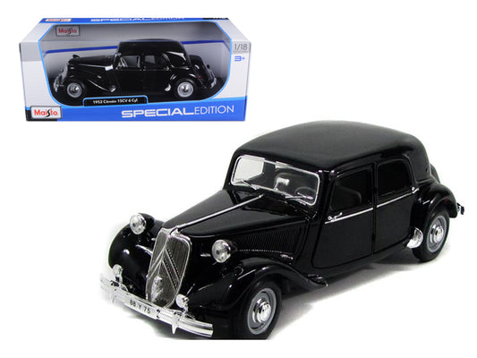 1952 Citroen 15CV 6CYL Black Diecast Model Car 