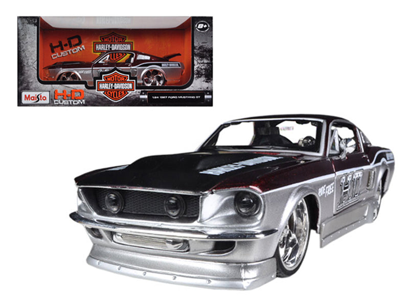 1967 Ford Mustang GT Red Diecast Model Car 