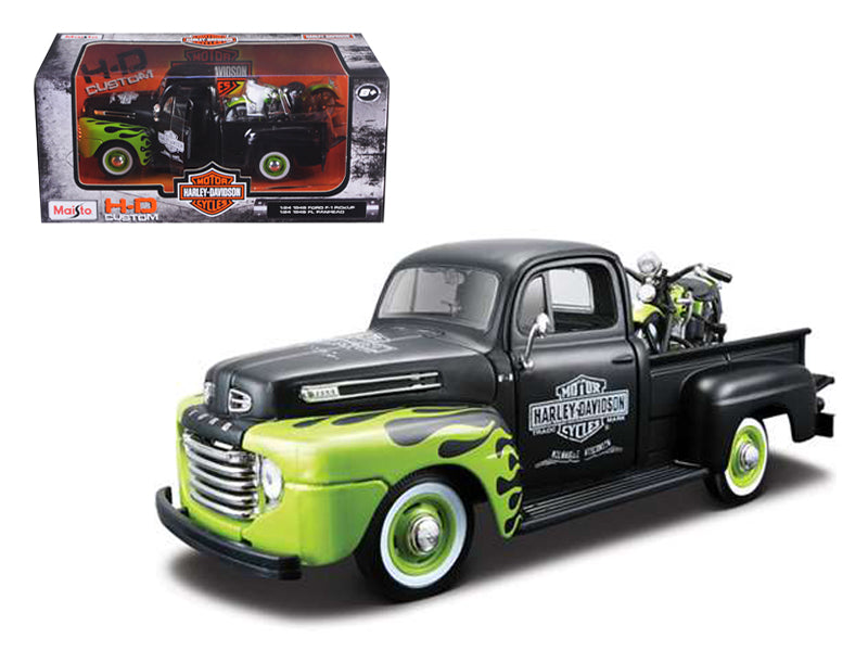 1948 Ford F-1 Black Diecast Model Pickup Truck 