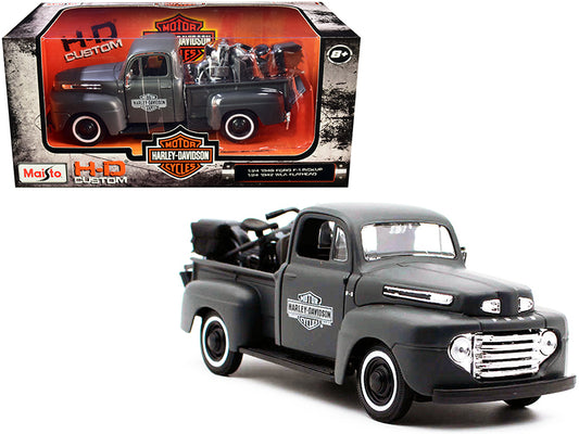 1948 Ford F-1 Gray Diecast Model Pickup Truck 