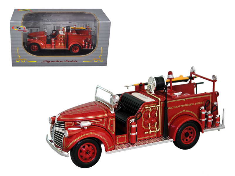 1941 GMC Fire Engine Red Diecast Model Fire Engine Fire & Rescue