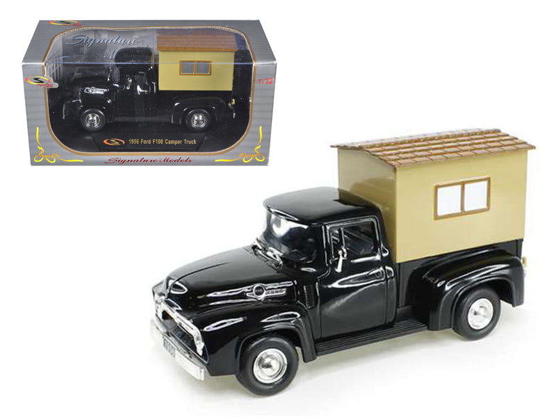 1956 Ford F-100 Black Diecast Model Pickup Truck 