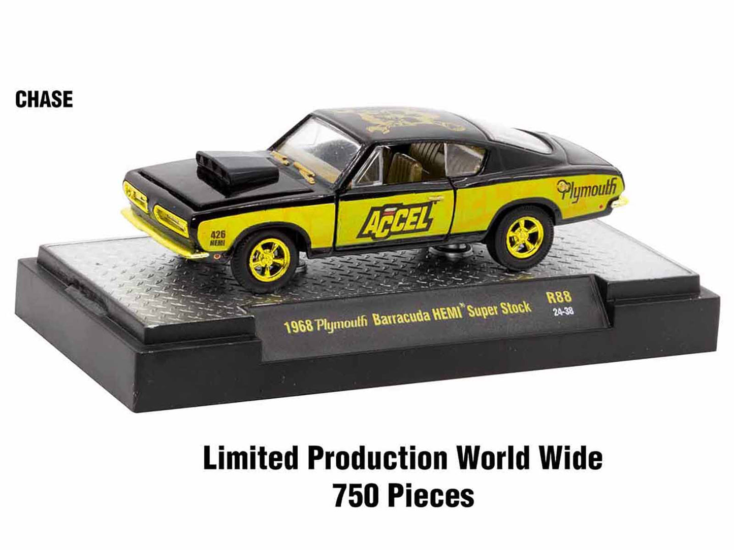 Brand new 1/64 scale diecast car models of "Auto-Thentics" 6 piece Set Release 88 IN DISPLAY CASES Limited Edition die c
