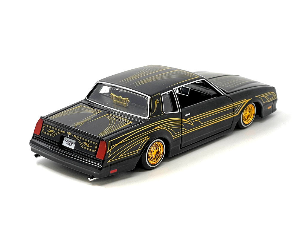 1986 Chevrolet Monte Carlo Black Diecast Model Car Lowriders