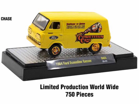 Detroit Muscle 6 Piece  Diecast Model Car/Truck Set 