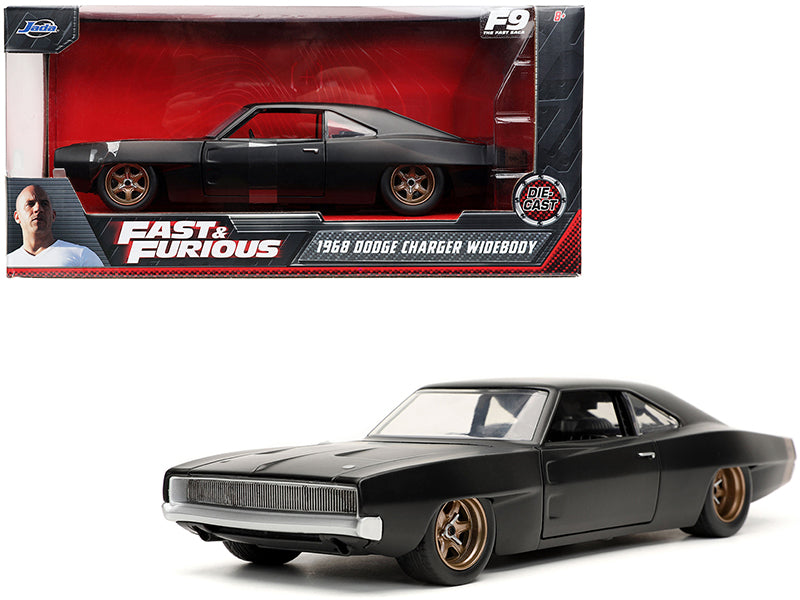 Dom's 1968 Dodge Charger Black Diecast Model Car 