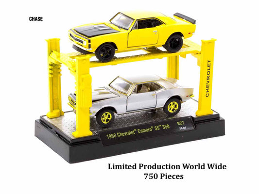 Auto Lifts 6 Piece Set 1:64 Scale  Diecast Model Automotive Lift