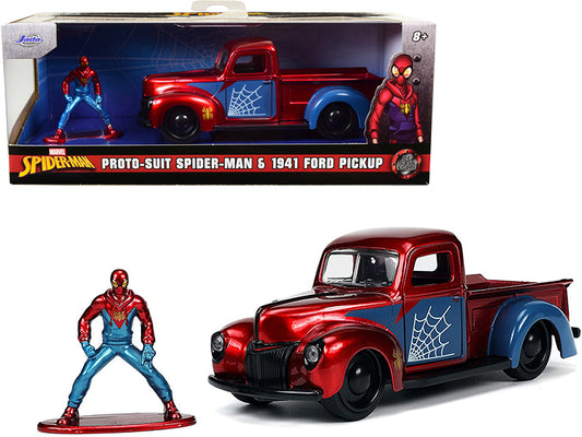 1941 Ford   Red Diecast Model Pickup Truck 