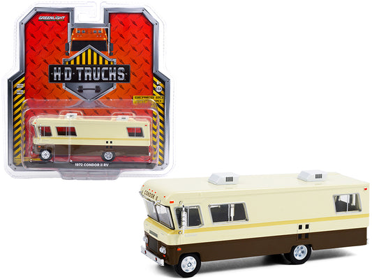 Brand new 1/64 scale diecast model of 1972 Condor II RV Beige and Brown H.D. Trucks Series 20 die cast model by Greenlight.
Limited edition