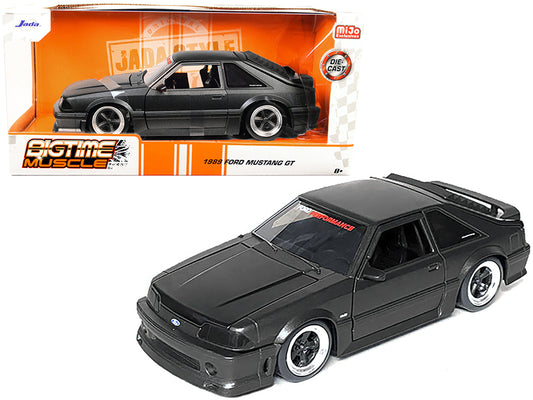 1989 Ford Mustang GT Black Diecast Model Car 