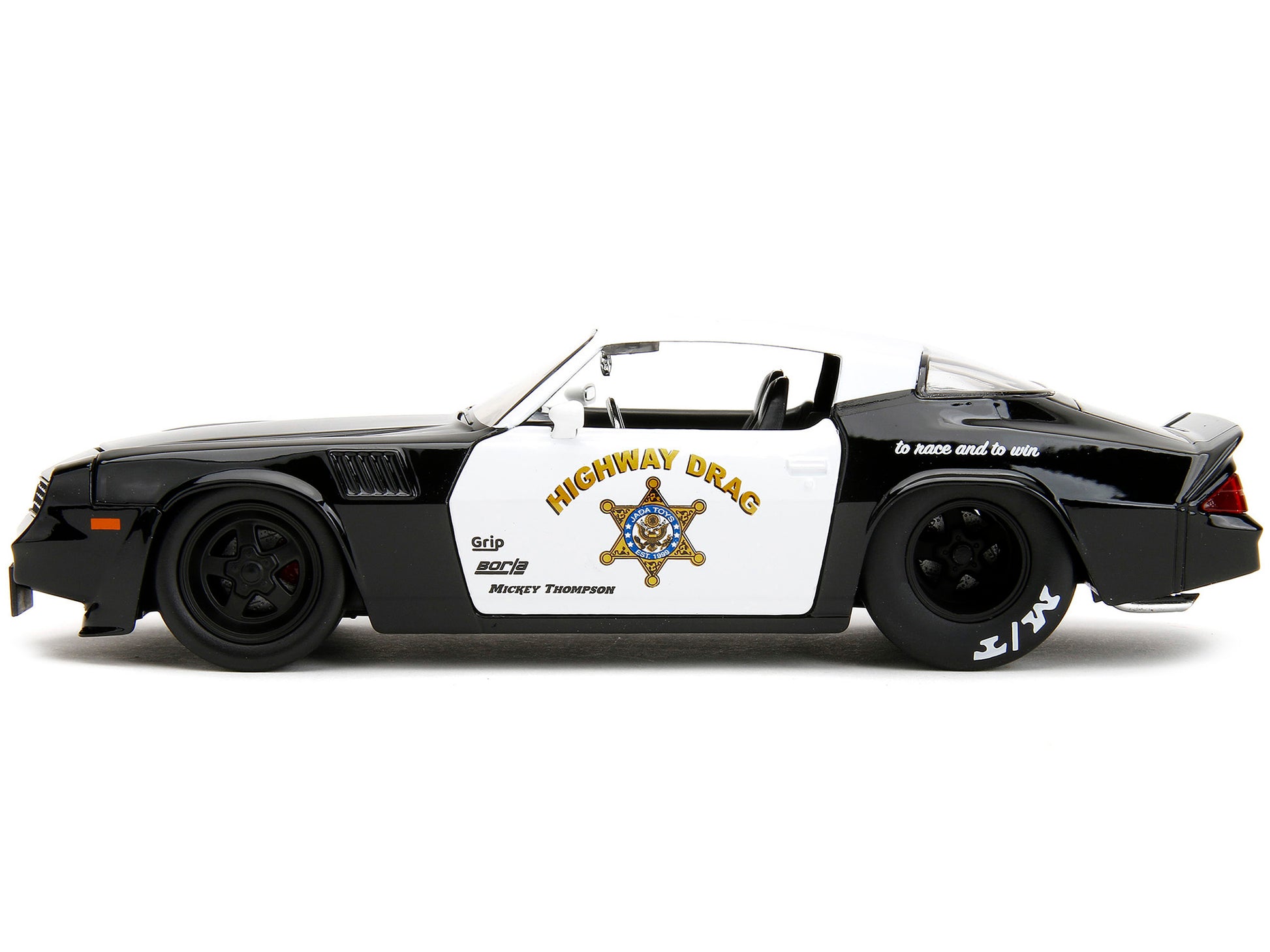 1979 Chevrolet Camaro Z28 Black & White Diecast Model Car 