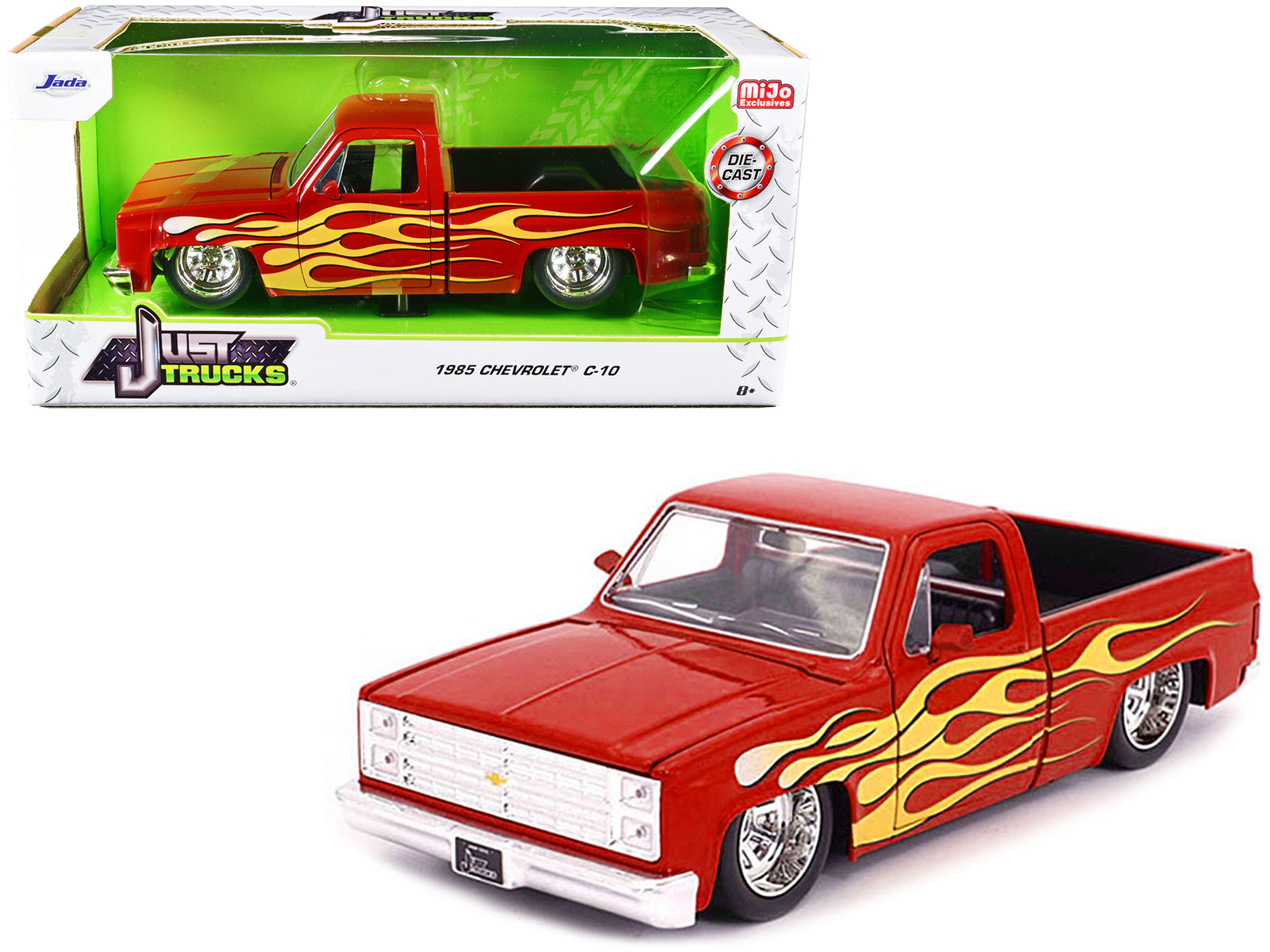 1985 Chevrolet C10 Red Diecast Model Pickup Truck