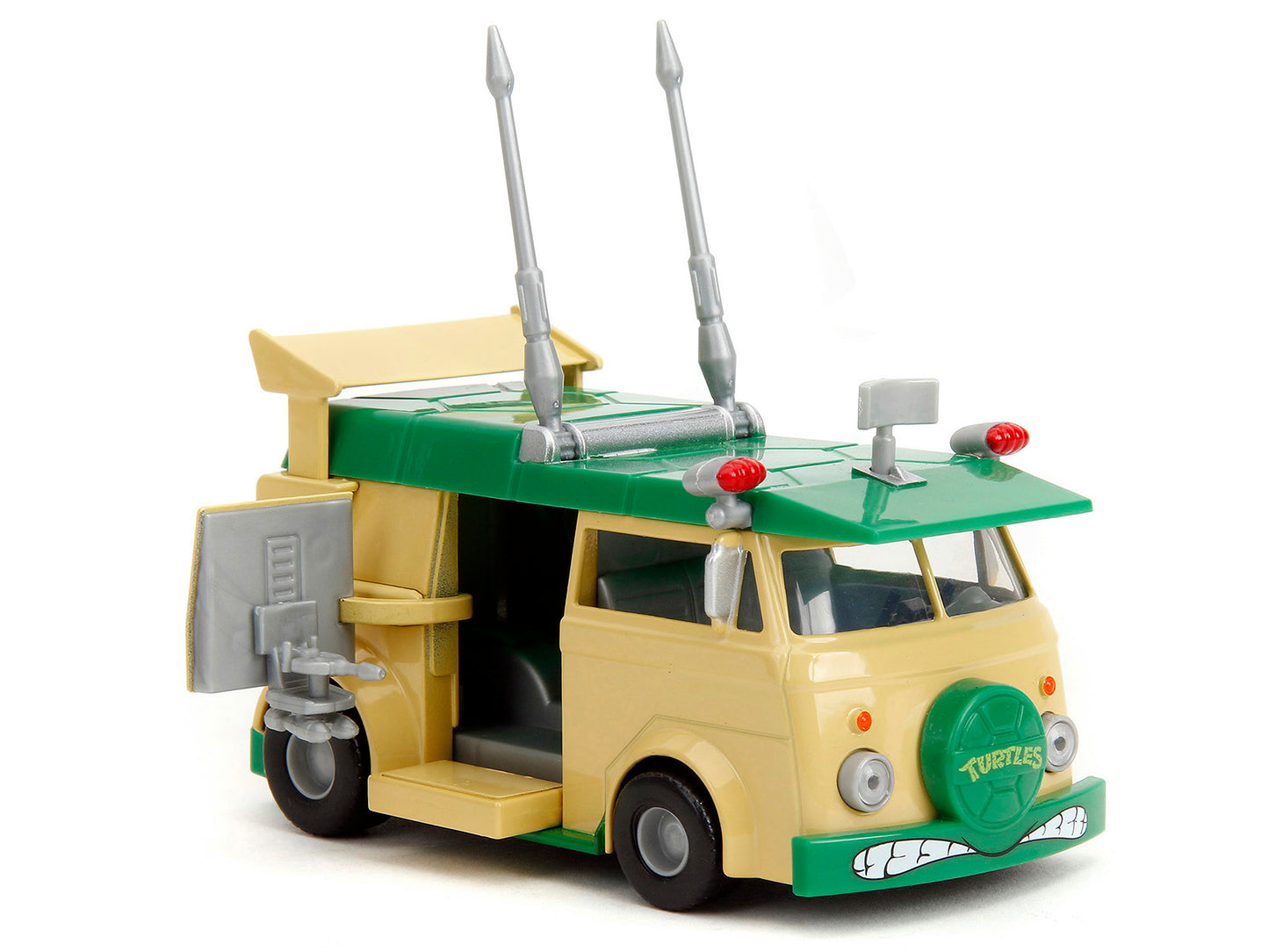 Brand new diecast car model of Party Wagon Green and Beige Teenage Mutant Ninja Turtles Hollywood Rides Series die cast car model by Jada.
