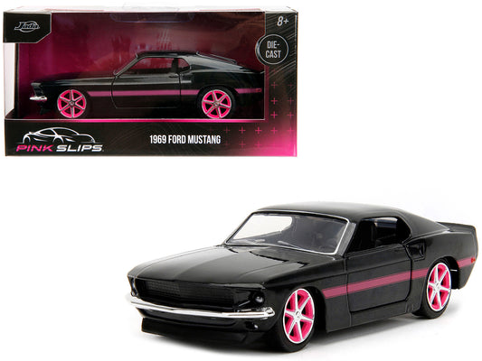 1969 Ford Mustang  Black Diecast Model Car 