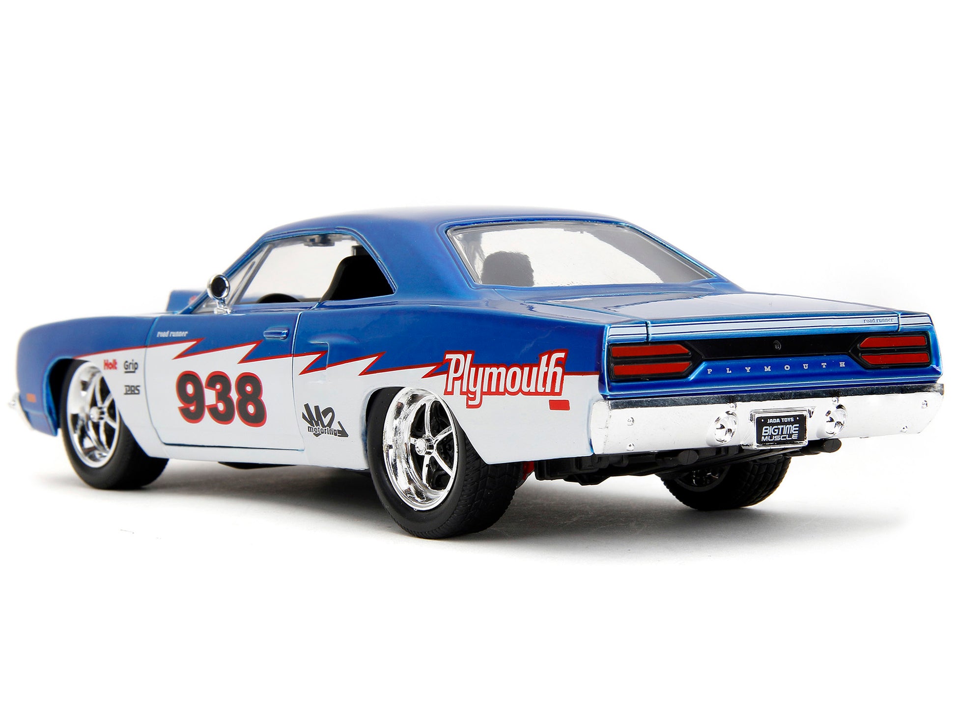 1970 Plymouth Road Runner Blue Diecast Model Race Car 