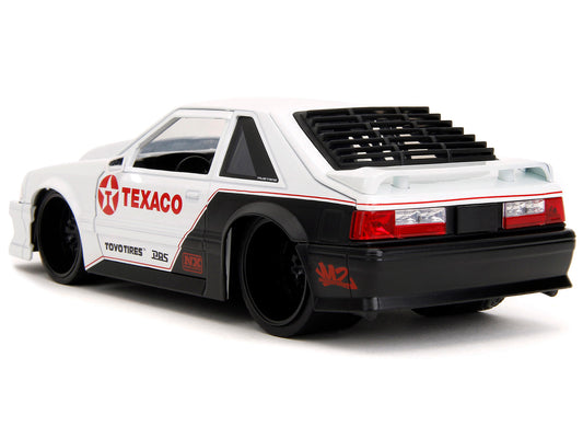 1989 Ford Mustang GT White Diecast Model Car 