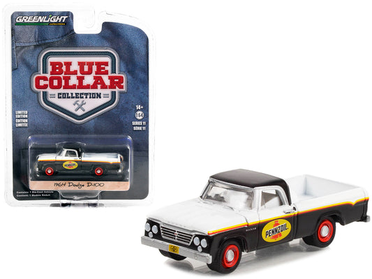1964 Dodge D-100 White Diecast Model Pickup Truck 