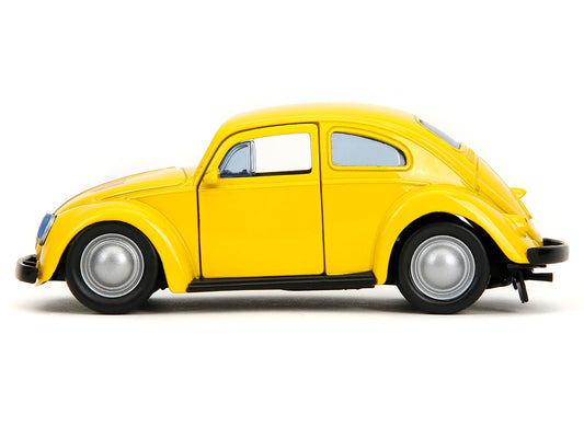 Volkswagen Beetle 1:32 Scale Yellow Diecast Model Car