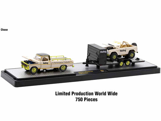 Auto Haulers 3 Piece set of  Diecast Model Auto Transport/Car Hauler 