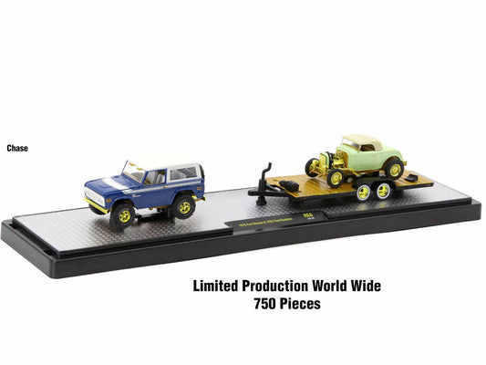 Auto Haulers 3 Piece set of  Diecast Model Auto Transport/Car Hauler 