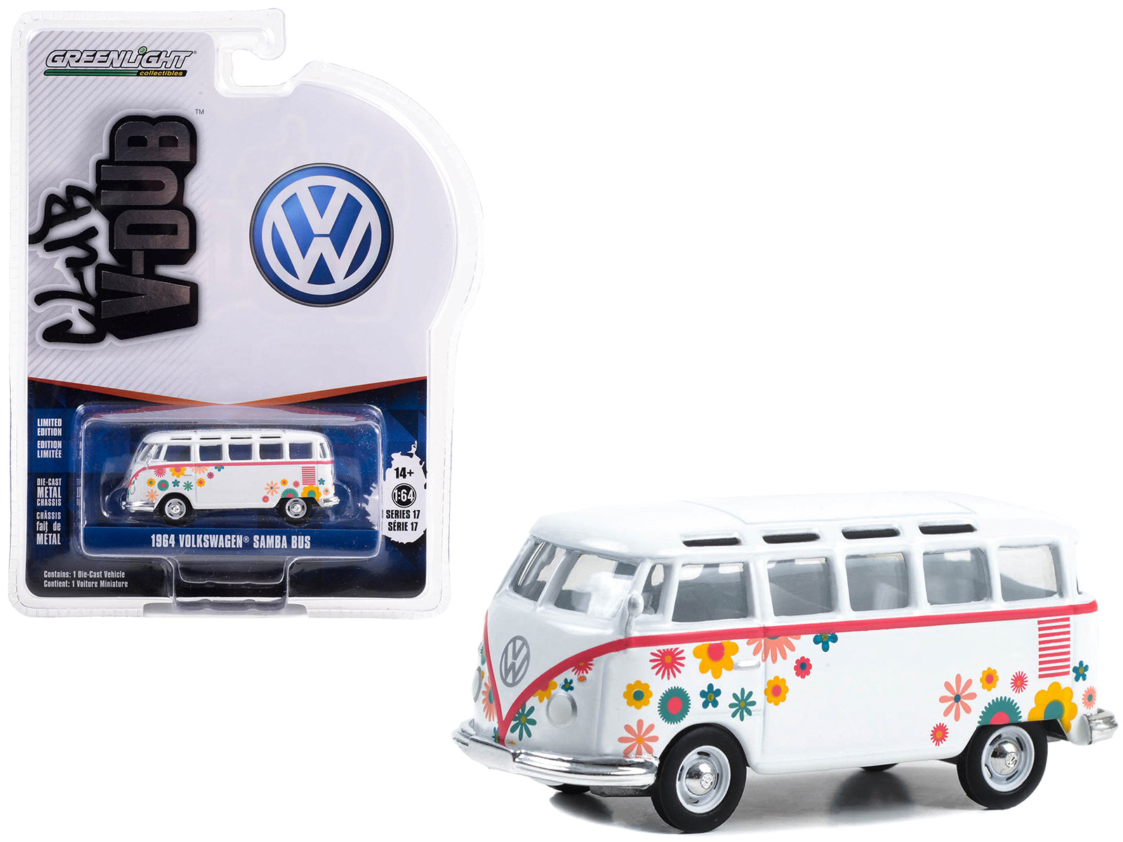 1964 Volkswagen Type 2 White Diecast Model Van 