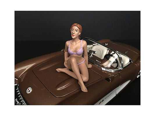 September figurine of   Model Calendar Girls Figure Summertime