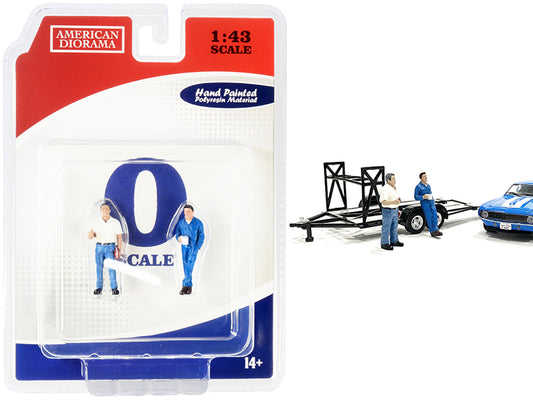 Tim & Larry Mechanics   Model Auto Mechanic Figure Automotive Repair