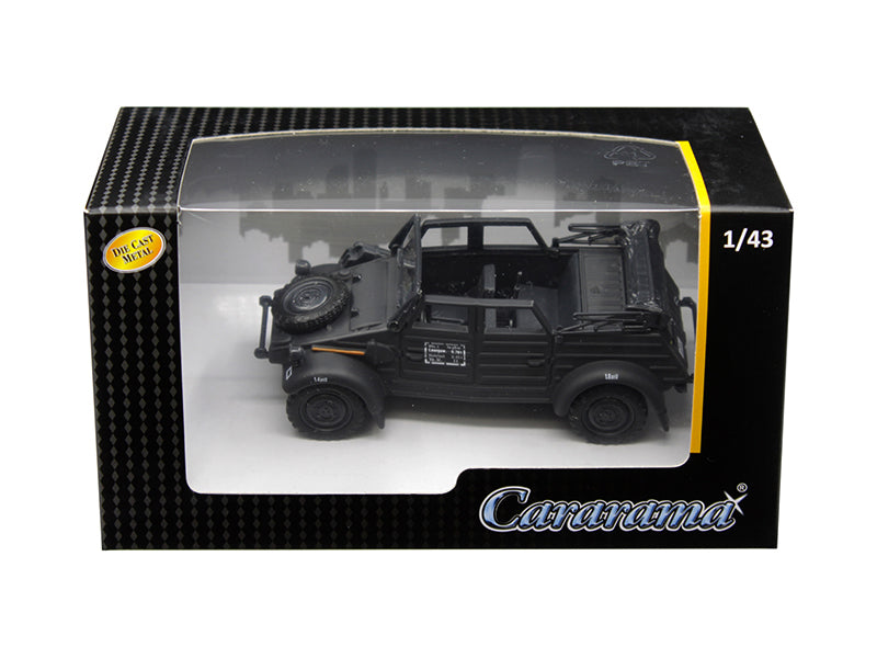 Volkswagen Kubelwagen Convertible K Black Diecast Model Car 