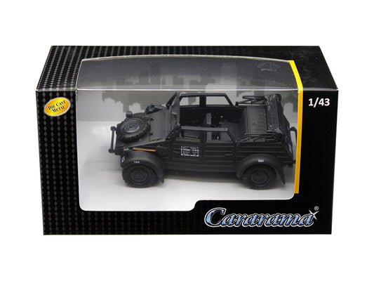 Volkswagen Kubelwagen Convertible K Black Diecast Model Car 