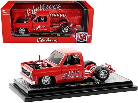 1973 Chevrolet Cheyenne Super Red Diecast Model Utility Truck 