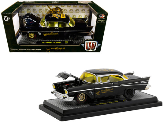 1957 Chevrolet 210 Hardtop Black Diecast Model Car 