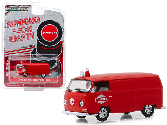 1969 Volkswagen Type 2 Red Diecast Model Van 