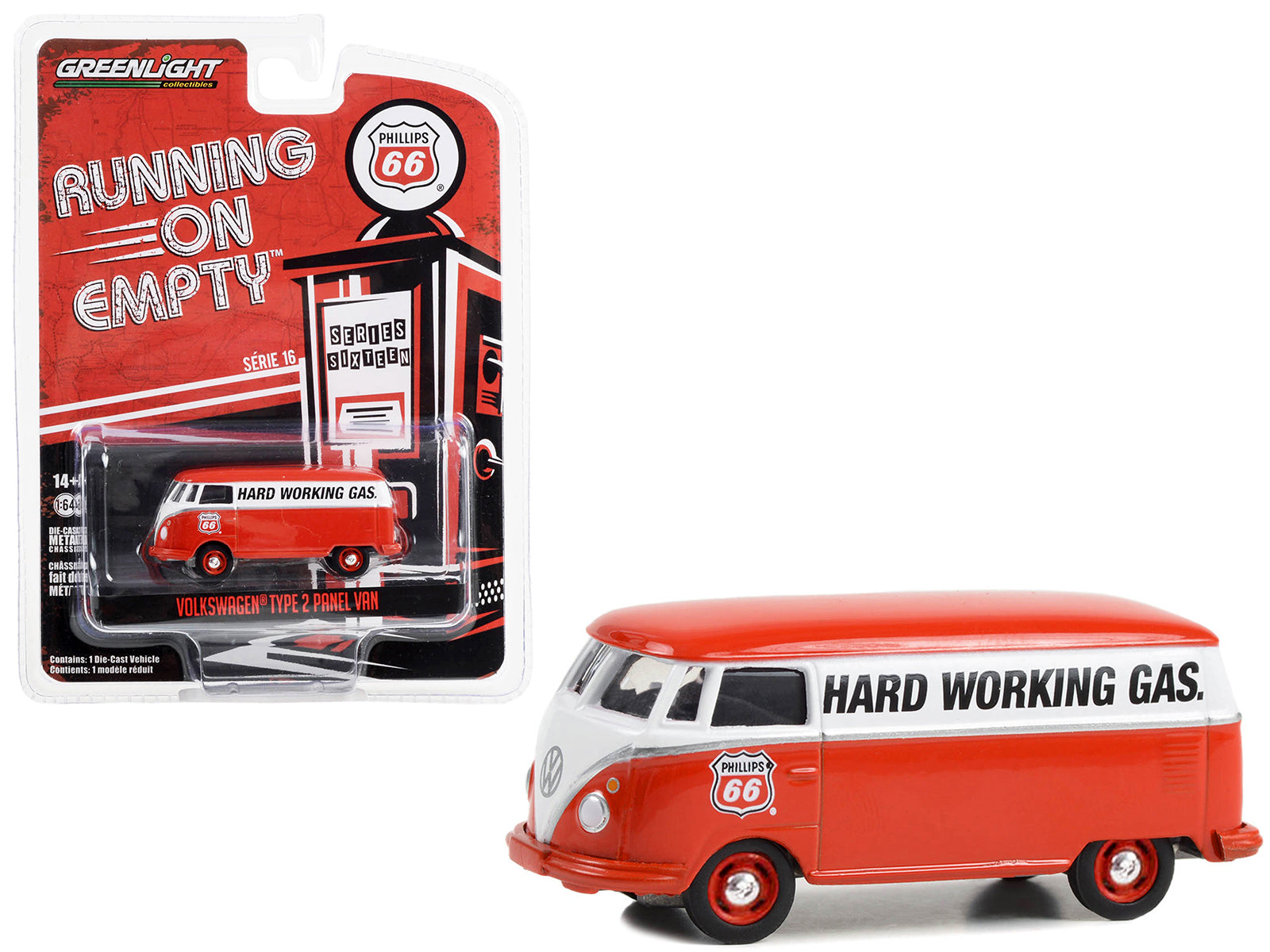 Volkswagen Type 2 Panel Red Diecast Model Van 