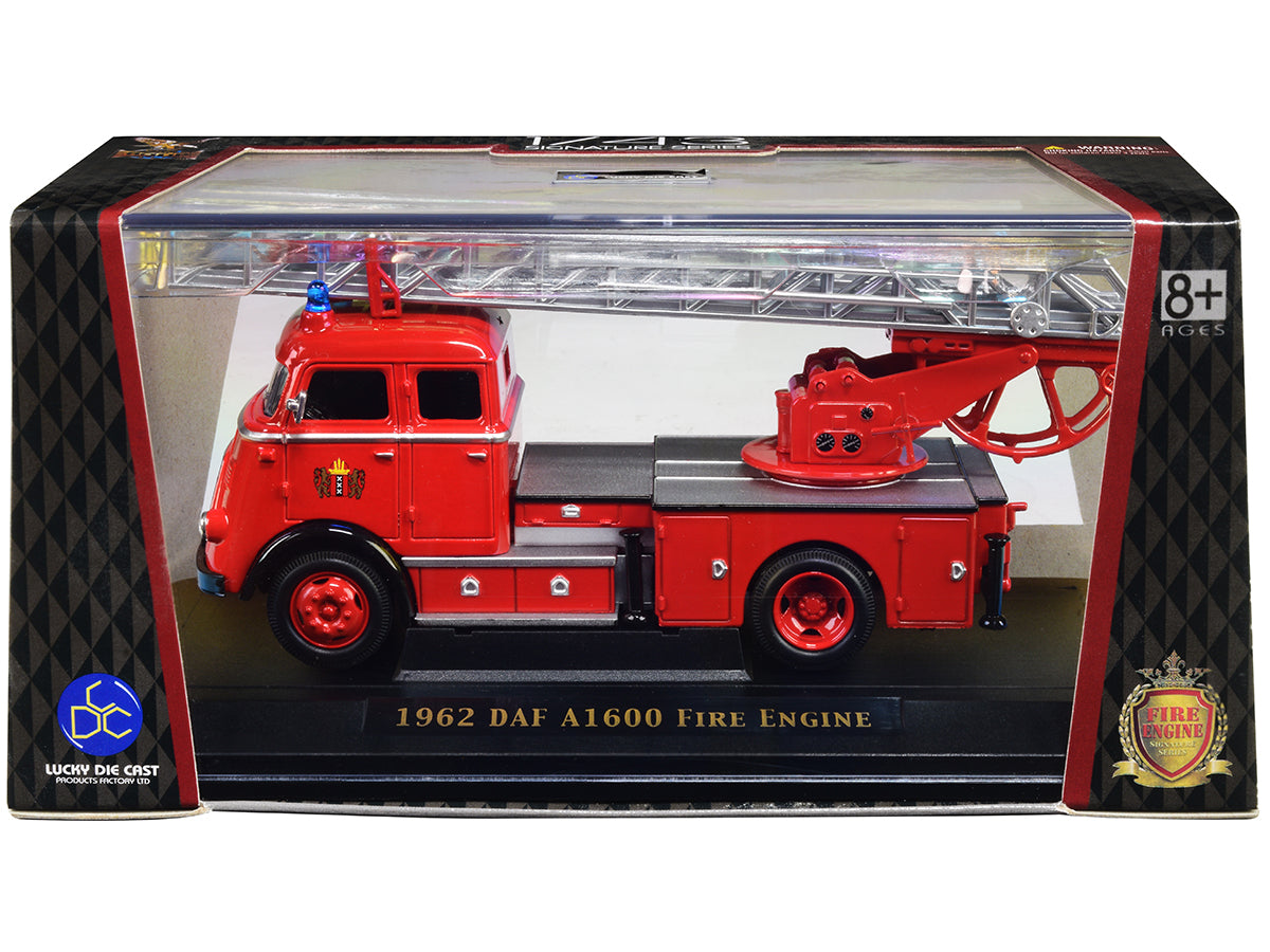 1962 DAF A1600 Fire Red Diecast Model Fire Engine Fire & Rescue
