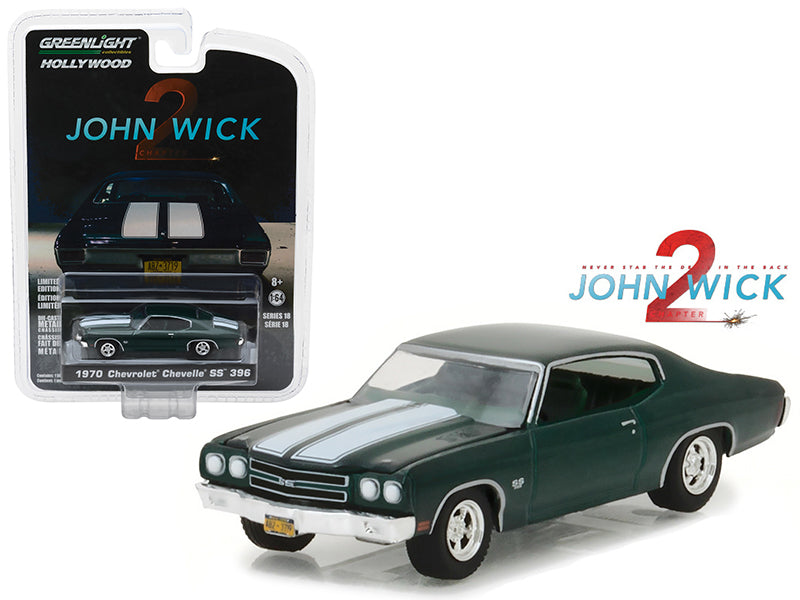 1970 Chevrolet Chevelle SS Green Diecast Model Car John Wick