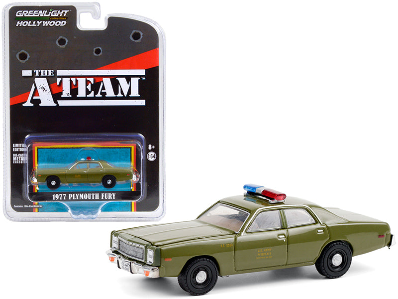 1977 Plymouth Fury U Green Diecast Model Car The A-Team
