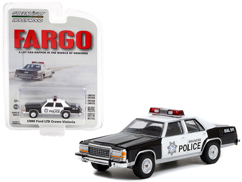 1986 Ford LTD Crown White Diecast Model Car Fargo (1996)